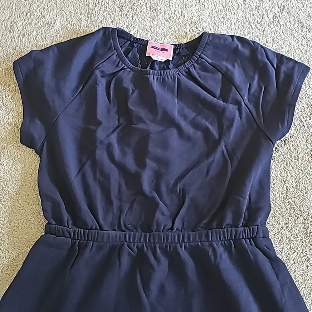 Kate Spade Navy Textured Lace Dress - Picture 4 of 9